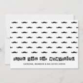 Black Cut-out Typografie Baby Boy Foto Birth Ankündigung (Rückseite)