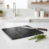Black Cutting Board Schneidebrett