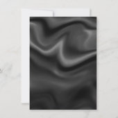 Black D20 Crit | Tabletop Gamer Dice Wedding Foto Dankeskarte (Rückseite)