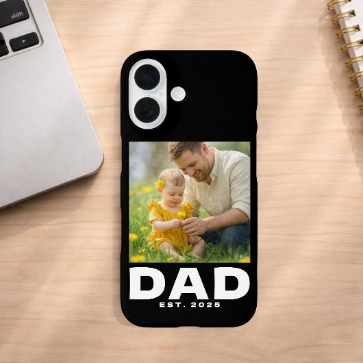 Black Dad Established Bold Photo Case-Mate iPhone Hülle