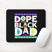 Black Dad New Dad Fathers Day Gift African America Mousepad (Mit Mouse)
