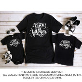 Black Daddy and Me Matching Vatertochter Baby Strampler