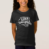 Black Daddy and Me Matching Vatertochter Kids T-Shirt (Vorderseite)