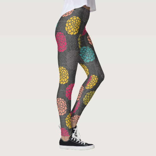 Black Dahlias Leggings (Rechts)