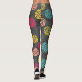 Black Dahlias Leggings (Rückseite)