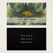 Black Daisies Floral Art (Vorne & Hinten)