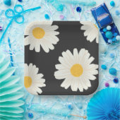 Black Daisy Paper-Teller Pappteller (Party)
