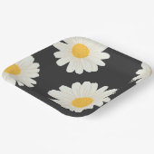 Black Daisy Paper-Teller Pappteller (Gewinkelt)