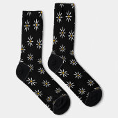 Black Daisy Socks Socken (Rechts)