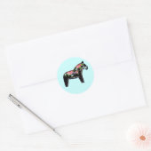Black Dala Horse Sticker (Umschlag)