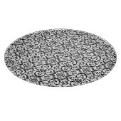 Black Damask Cutting Board Schneidebrett (Ecke)