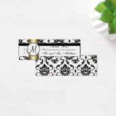 Black Damask Gold Gastgeschenk Hochzeit Tag (Schreibtisch)