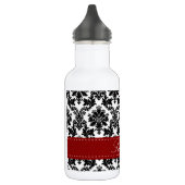 Black Damask Lace Broquade 32. oz. Edelstahlflasche (Links)