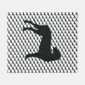 Black Dane Fleecedecke (Vorderseite (Horizontal))