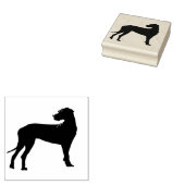 Black Dane Hund Gummistempel (Stempel)