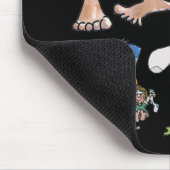 Black Danke Feet Mousepad (Ecke)