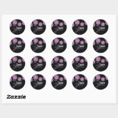 Black Danke Stickers - Lavender Blume (Blatt)