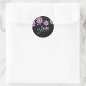 Black Danke Stickers - Lavender Blume (Tasche)