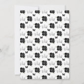 Black Dark Skin Princess Birthday Party Einladung (Rückseite)