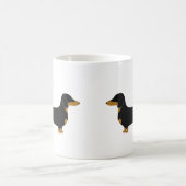 Black Daschund Tasse (Mittel)