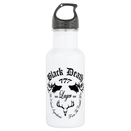 Black Death 777 - Catskill Mountain Lager Edelstahlflasche (Vorderseite)