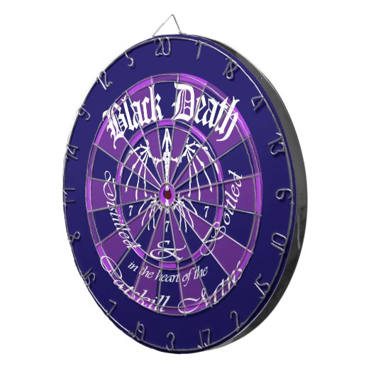 Black Death 777 - Catskill Mountains Dartscheibe (Vorderseite rechts)