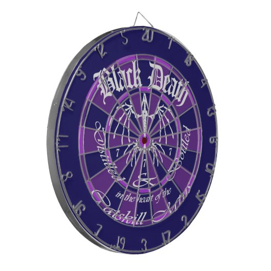 Black Death 777 - Catskill Mountains Dartscheibe (Vorderseite Links)