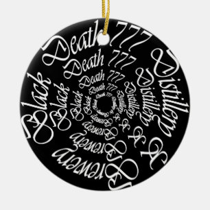 Black Death 777 - Circles Keramik Ornament