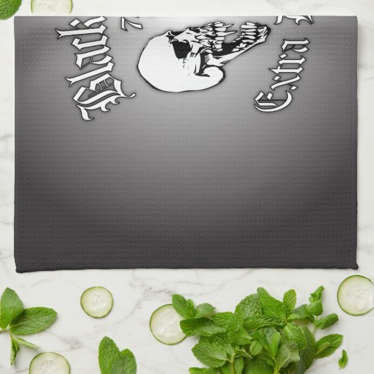 Black Death 777 - Extra Dry Gin Handtuch (Gefaltet)