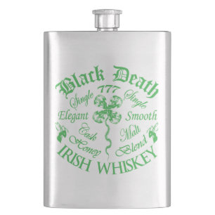 Black Death 777 - Honey Irish Whiskey - Stainless Flachmann