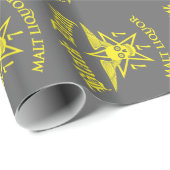 Black Death 777 - Malt Liquor Geschenkpapier (Rolleneckpunkt)