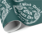 Black Death 777 - Walrus Bone Gin Geschenkpapier (Rolleneckpunkt)