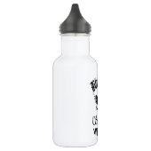 Black Death 77 - Totenkopf Edelstahlflasche (Links)