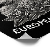 Black Death, European Tour 18, Pest Doctor, Tatt Poster (Ecke)