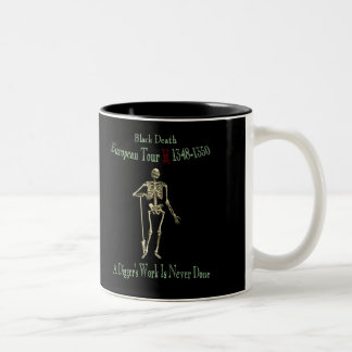 Black Death European Tour Zweifarbige Tasse
