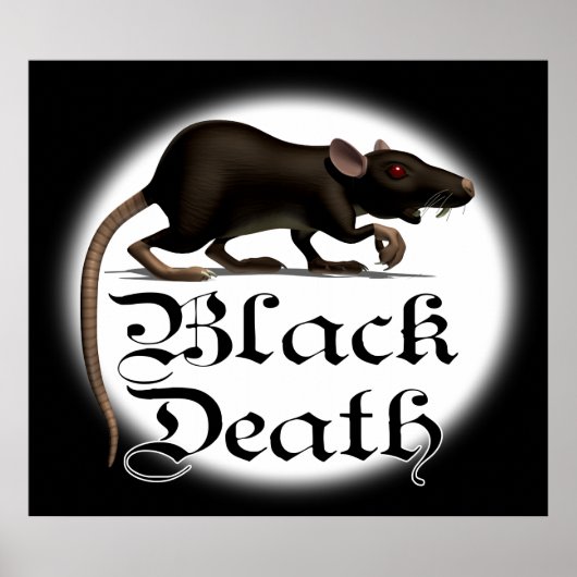 Black Death Rat Posters Poster (Vorne)