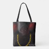 Black Death Tote Bag Tasche (Rückseite)