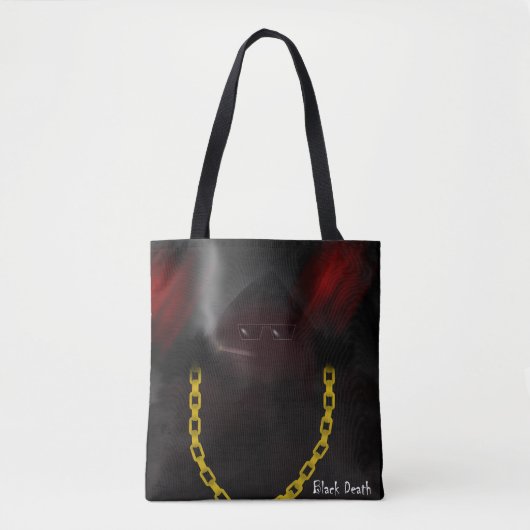Black Death Tote Bag Tasche (Vorderseite)