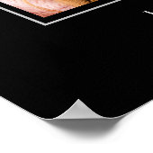 Black Deep Blush Bow Graduation Party Welcome  Poster (Ecke)