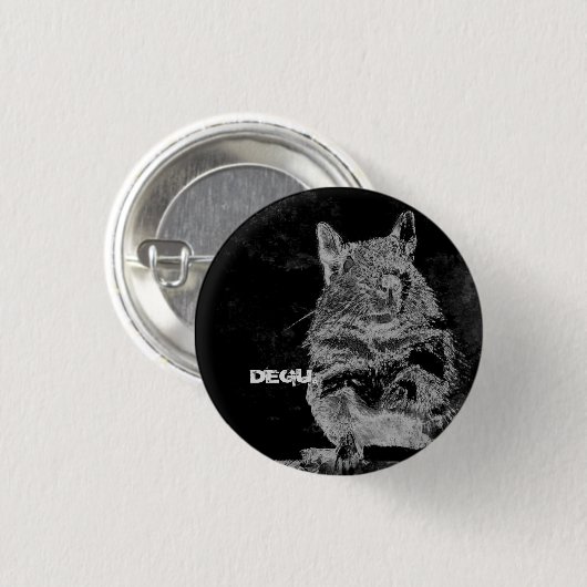 BLACK DEGU BUTTON (Vorne & Hinten)