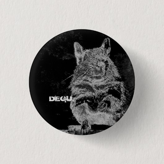 BLACK DEGU BUTTON (Vorderseite)
