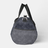 Black Denim Pattern Duffle Bag (Rechts)