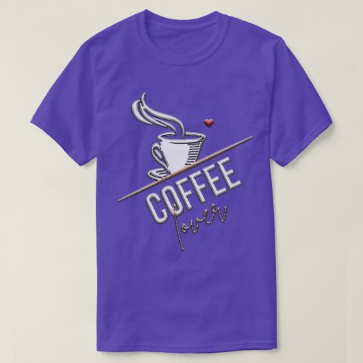 Black Design-Kaffee, weil Murren lustig ist T-Shirt (Design vorne)