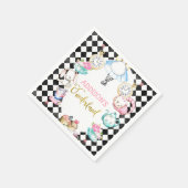 Black Diamond Alice im onederland 1. Nickerchen Serviette (Ecke)