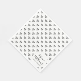 Black Diamond Brautparty Serviette