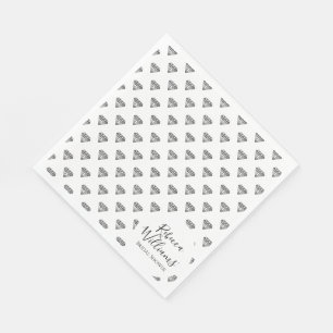 Black Diamond Brautparty Serviette