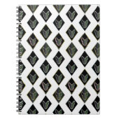 Black Diamond Bulle Terrier Notizblock (Vorderseite)