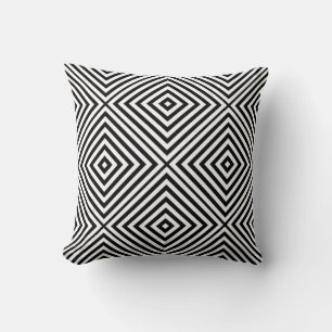Black Diamond Chevron Kissen