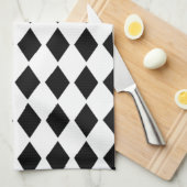 Black Diamond Design Geschirrtuch (Viertel Falte)
