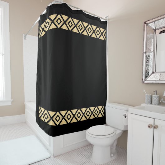 "Black Diamond" Duschvorhang (Beispiel)